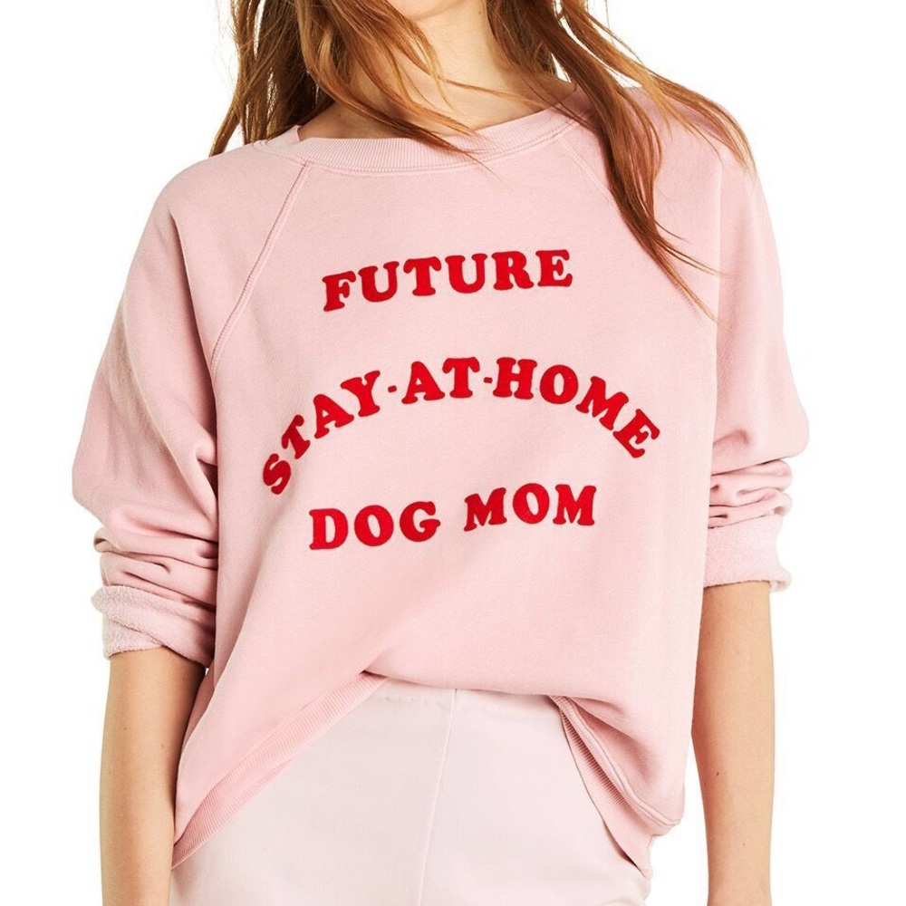 Wildfox ‘Future Say at Home Dog Mom’ sweatshirt